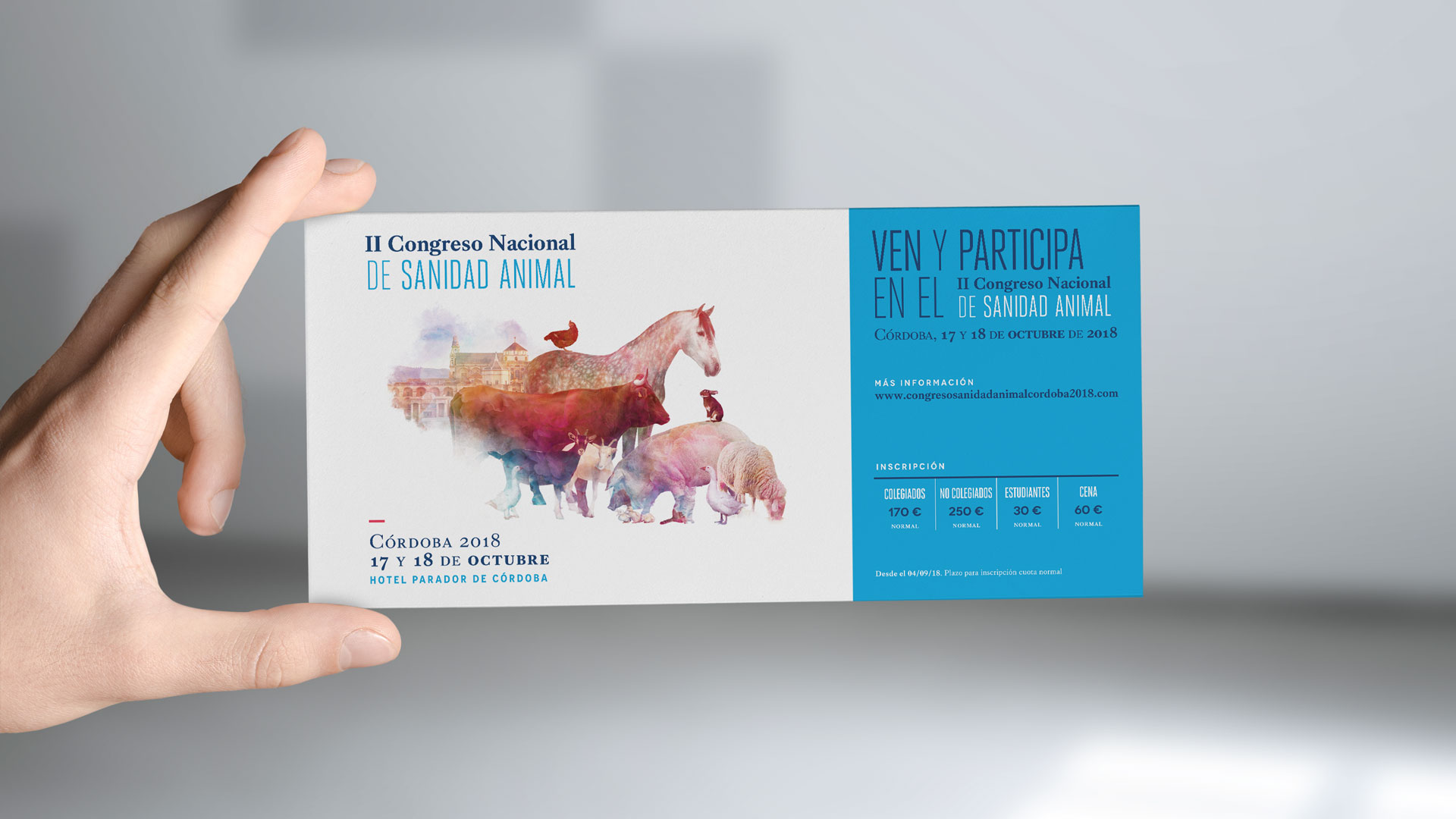 Diseño de imagen para congreso de Sanidad Animal